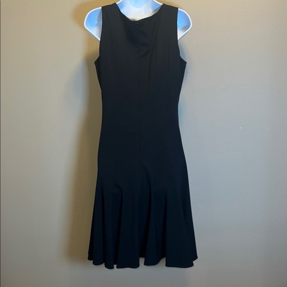 Calvin Klein Women’s Black Scoop Neck Sleeveless Lined Back Zipper Dress SZ 8 - Picture 8 of 16
